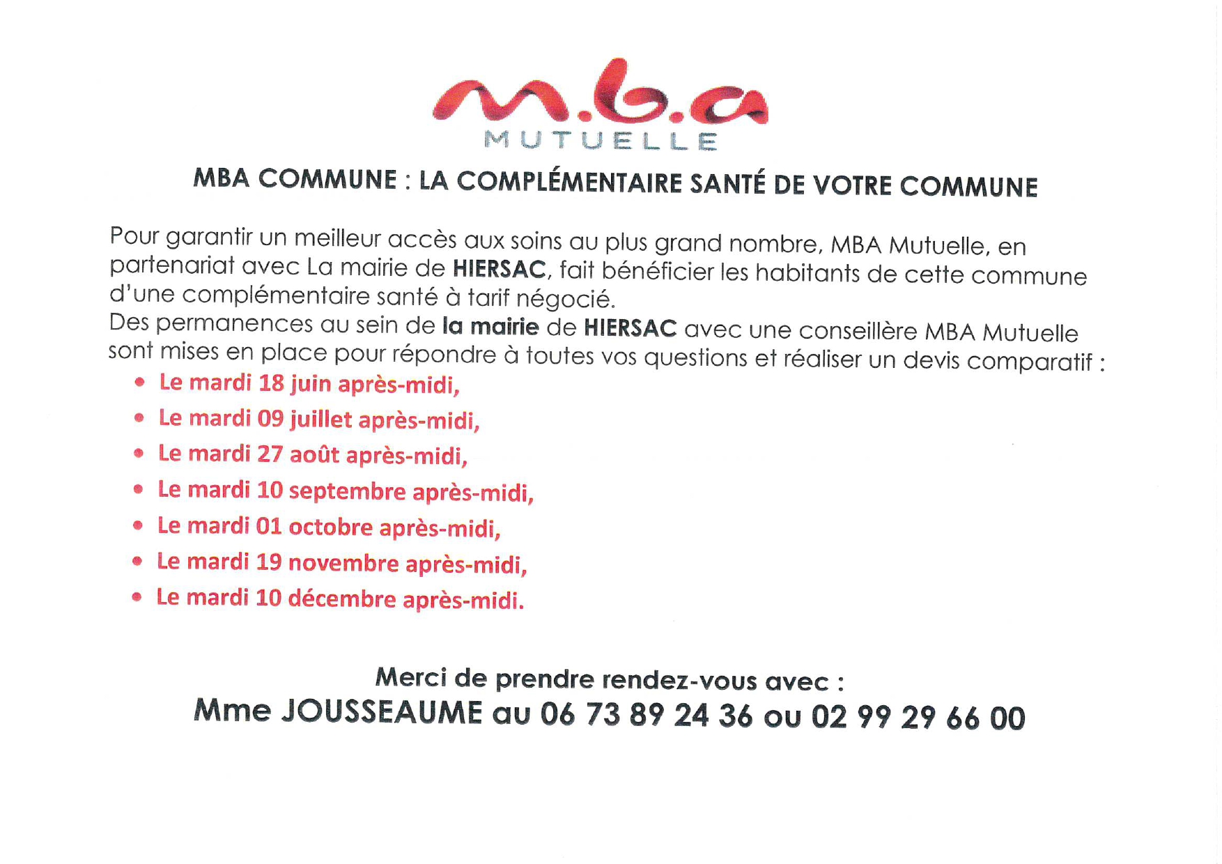  MBA Mutuelle : la complémentaire santé de votre commune